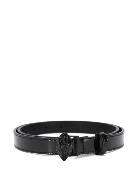 Eagle Head patent-leather belt by KURT GEIGER