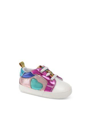 Girls' Luckson Heart Crib Sneakers - Baby by KURT GEIGER