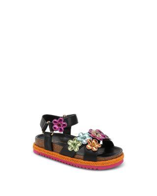 Girls' Mini Kensington Flower Sandals - Toddler by KURT GEIGER