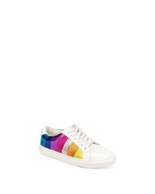 Girls' Mini Lane Stripe Low Top Sneakers - Toddler by KURT GEIGER