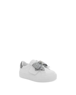 Girls' Mini Laney Bow Embellished Sneakers - Toddler by KURT GEIGER