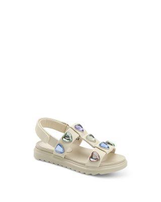 Girls' Mini Orson Hearts Sandals - Toddler by KURT GEIGER
