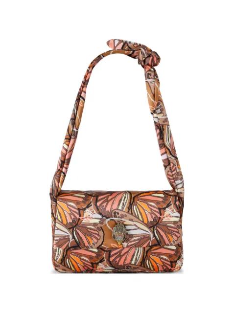 Kensington Knot butterfly printed shoulder bag by KURT GEIGER Kensington Knot butterfly printed shoulder bag by KURT GEIGER