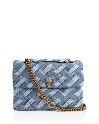 Kensington Medium Denim Crossbody by KURT GEIGER