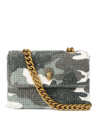 Kensington Micro Crystal Camo Crossbody by KURT GEIGER
