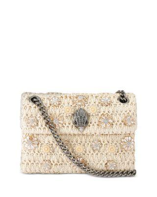 Kensington Mini Raffia Effect Crossbody by KURT GEIGER