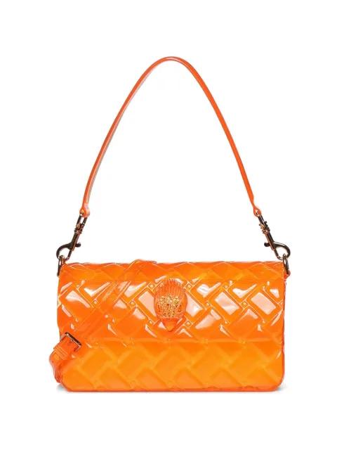 Kensington quilted-effect shoulder bag by KURT GEIGER