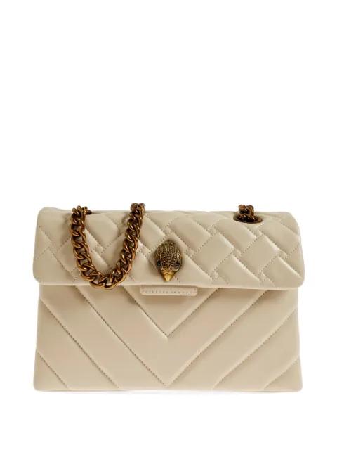Kensington quilted leather shoulder bag by KURT GEIGER