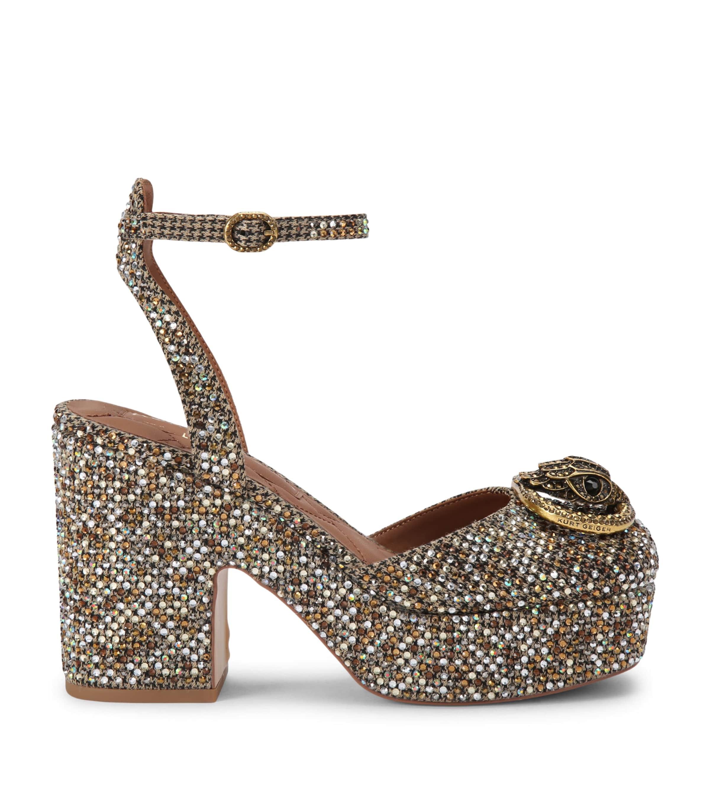 Kurt Geiger London Embellished Chelsea Platform Pumps by KURT GEIGER