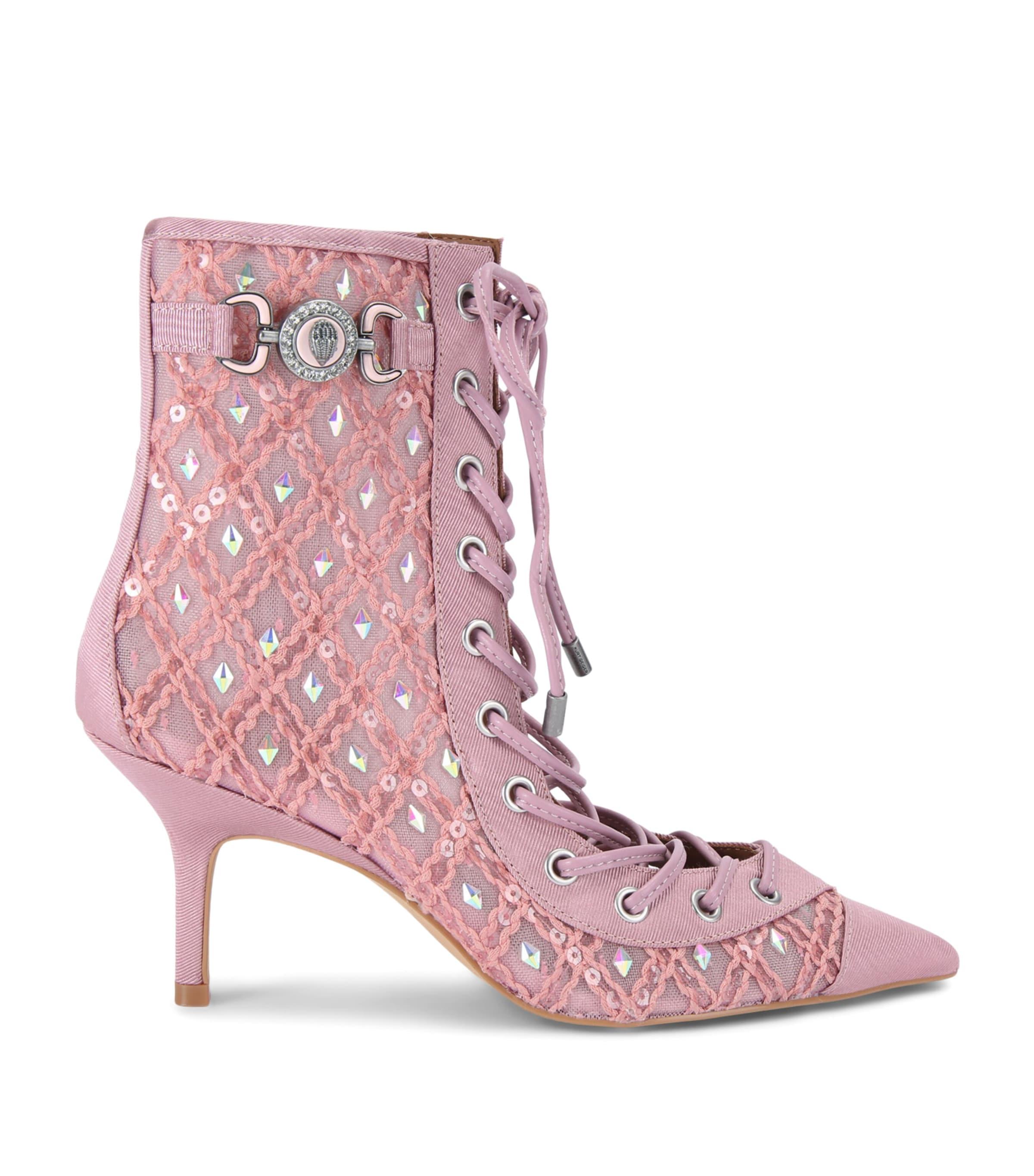 Kurt Geiger London Embellished Mansion Corset Ankle Boots by KURT GEIGER