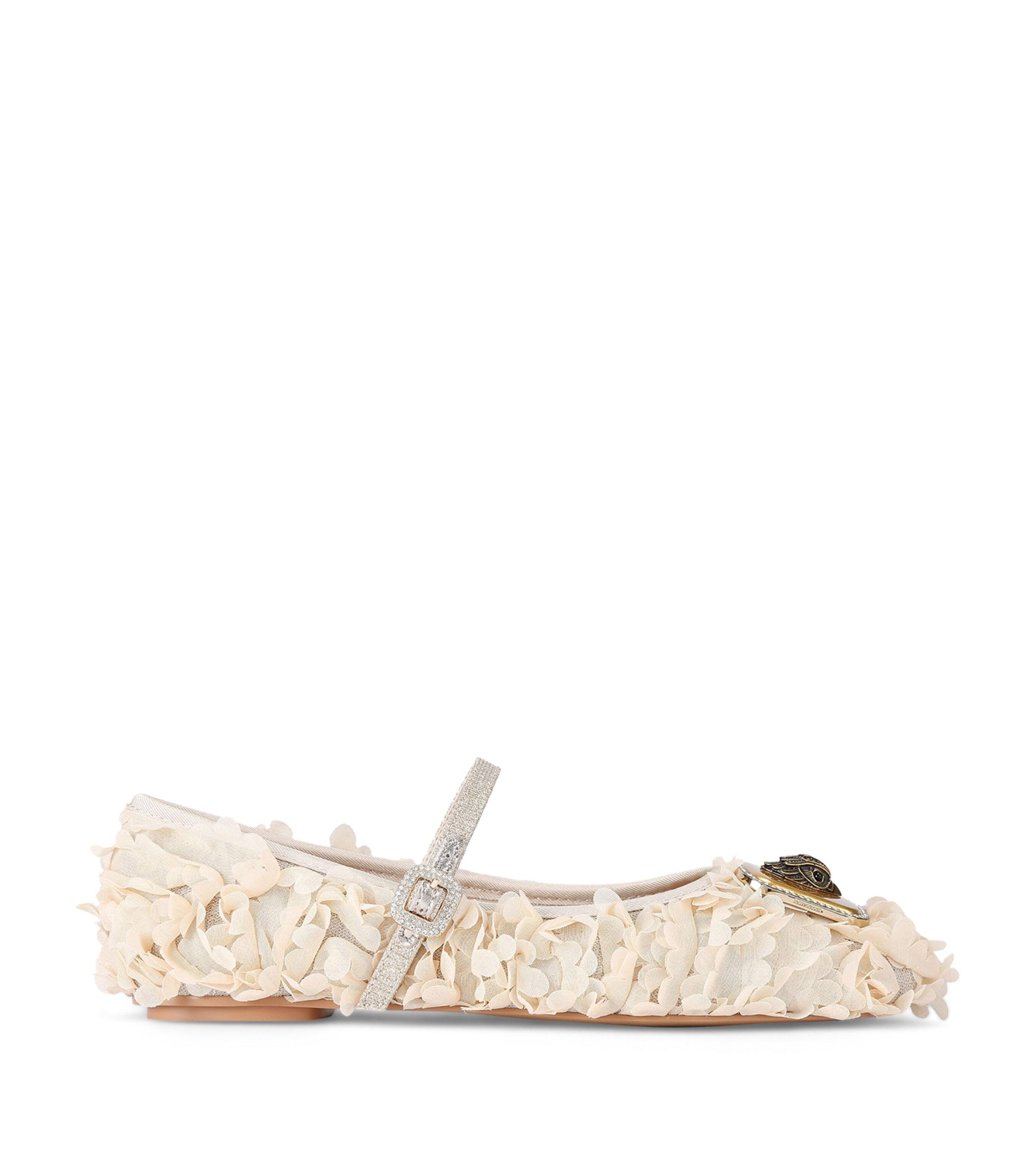 Kurt Geiger London Embellished  Pimlico Ballet Flats by KURT GEIGER
