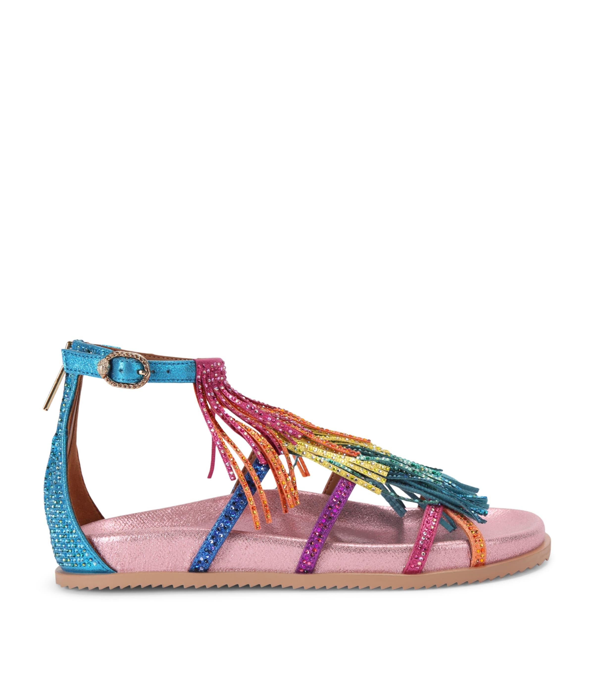 Kurt Geiger London Fringe Sandals by KURT GEIGER
