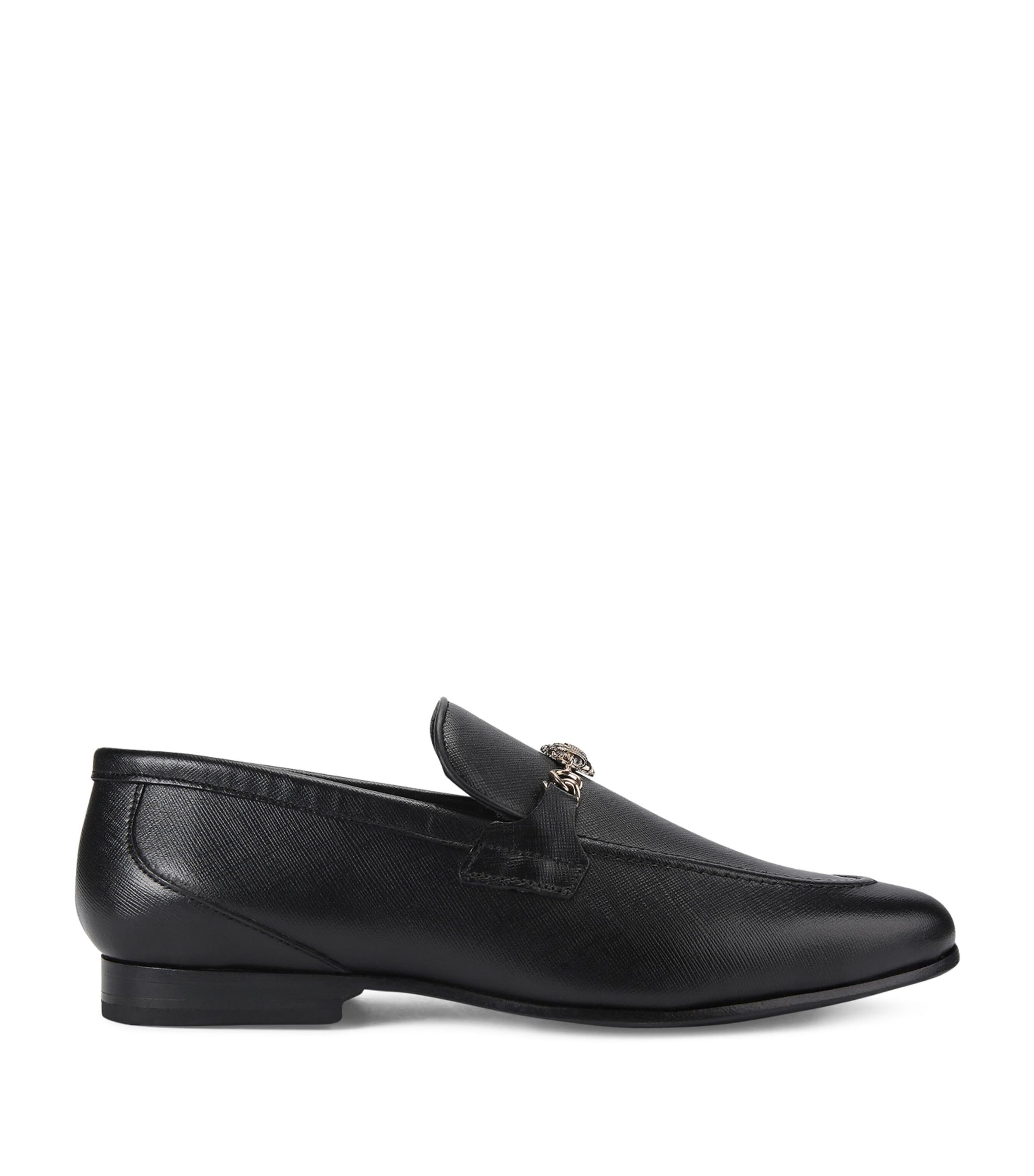 Kurt Geiger London Grained Leather Alton Loafers by KURT GEIGER