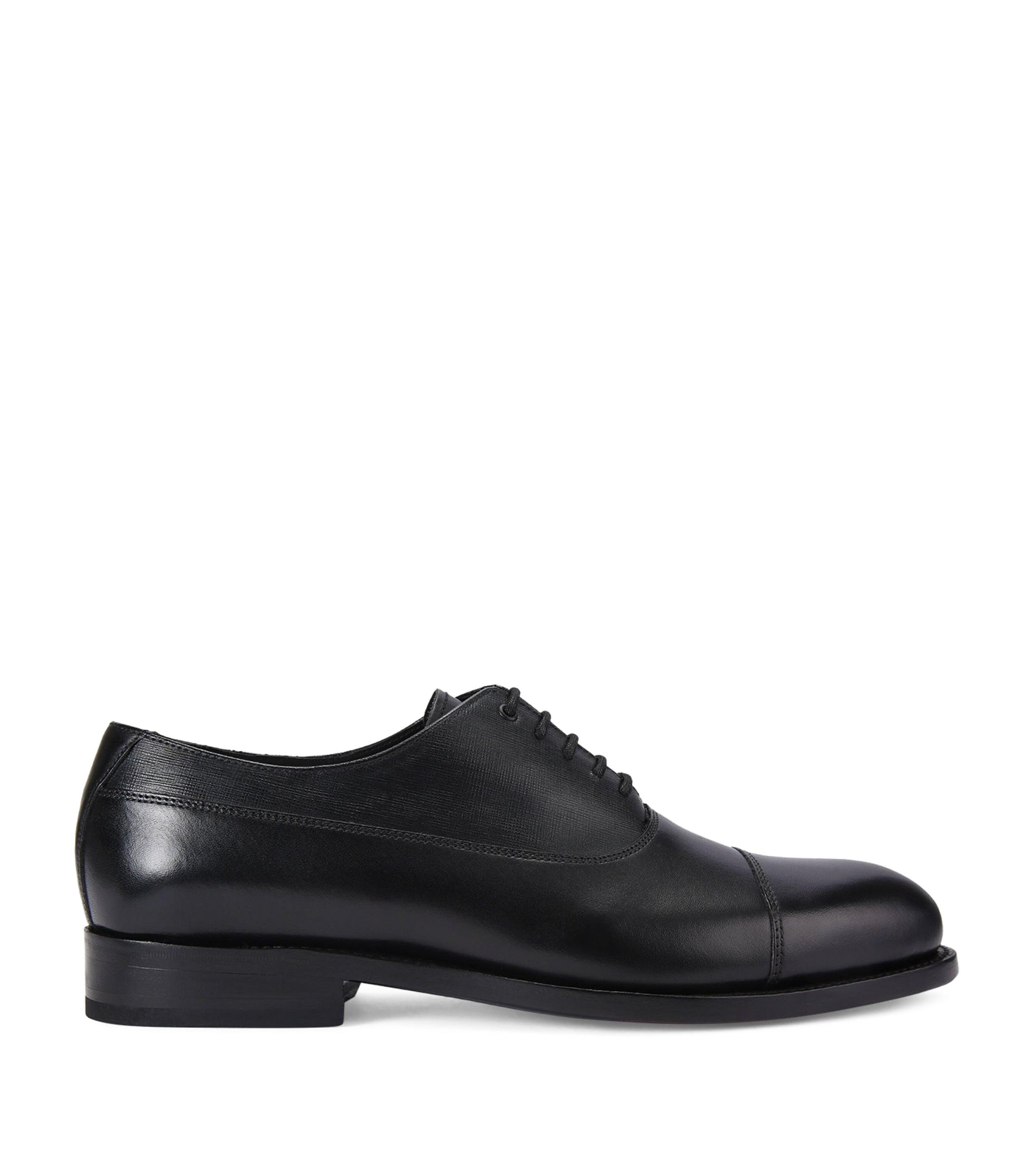 Kurt Geiger London Grained Leather Sloane Oxford Shoes by KURT GEIGER