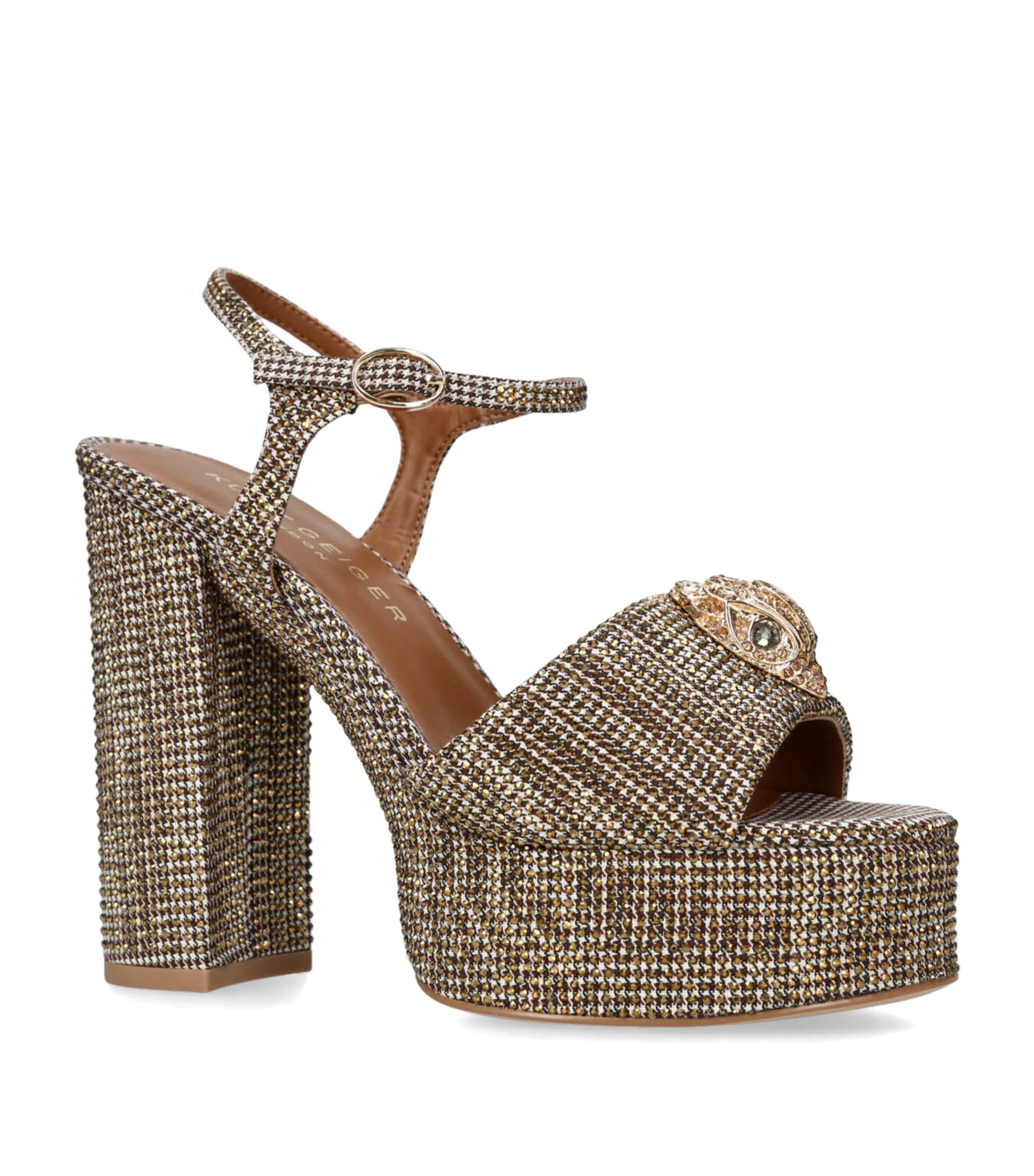 Kurt Geiger London Kensington Platform Sandals 125 by KURT GEIGER