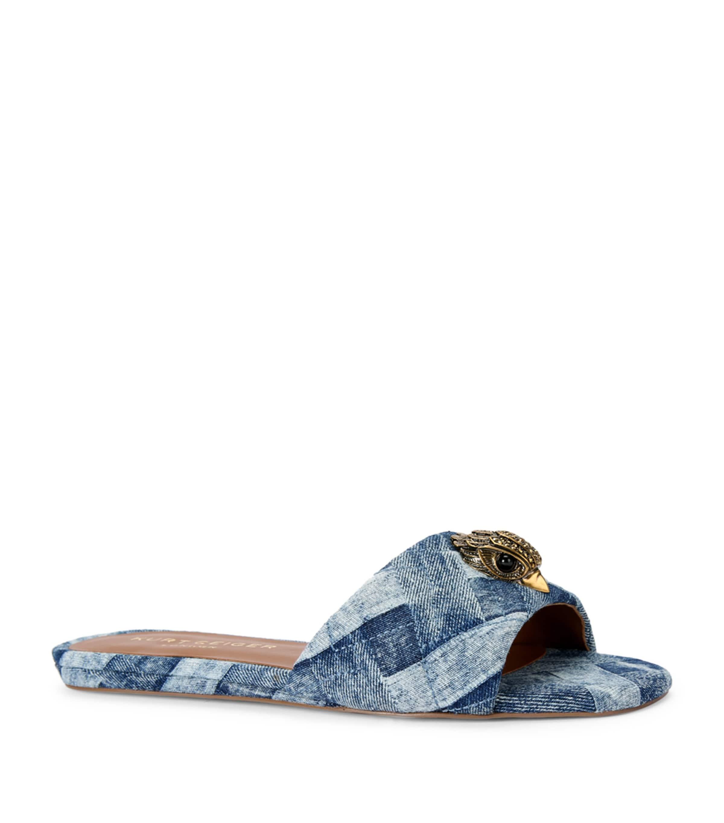 Kurt Geiger London Leather Kensington Slides by KURT GEIGER