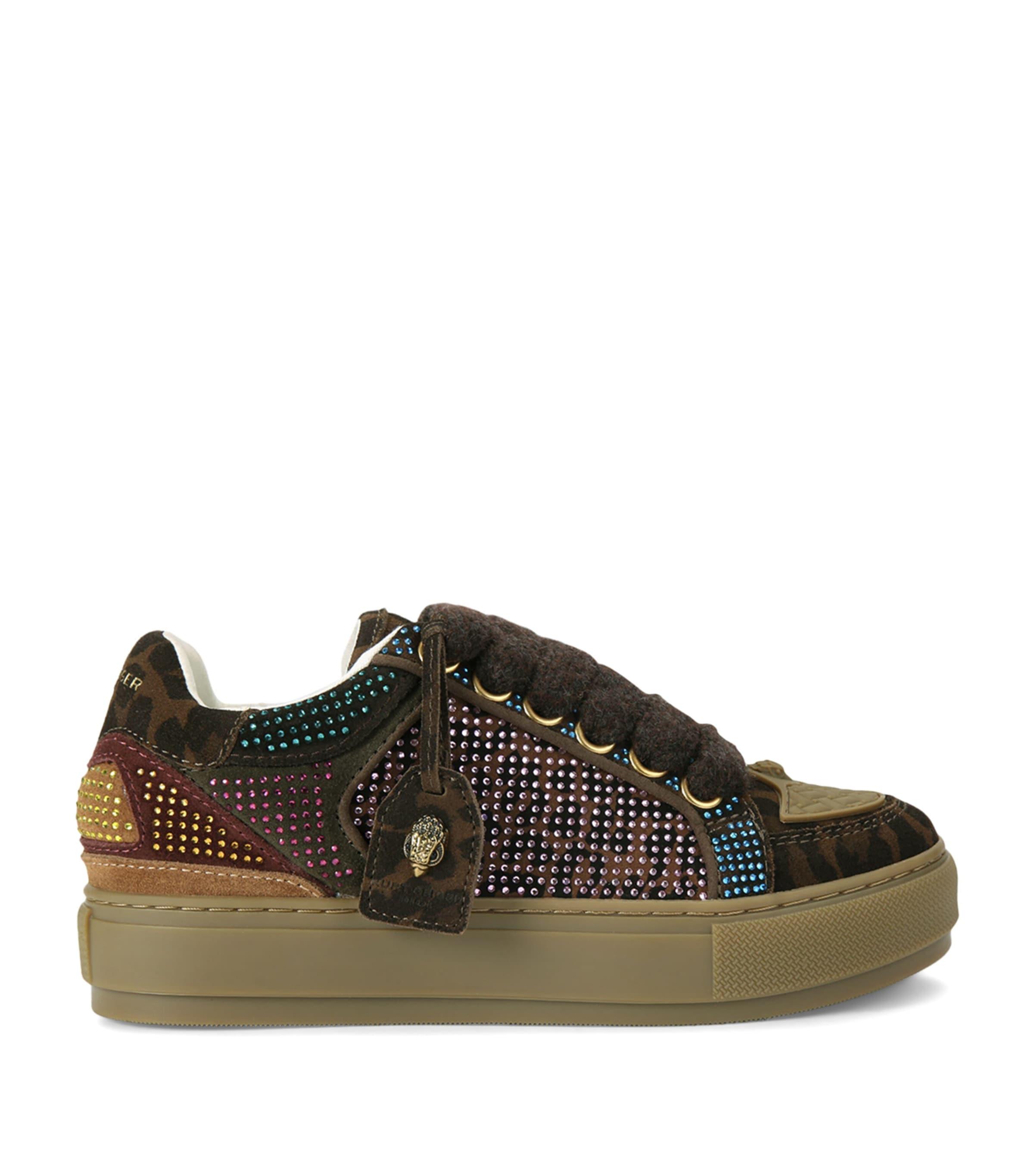 Kurt Geiger London Leather Southbank Tag Sneakers by KURT GEIGER
