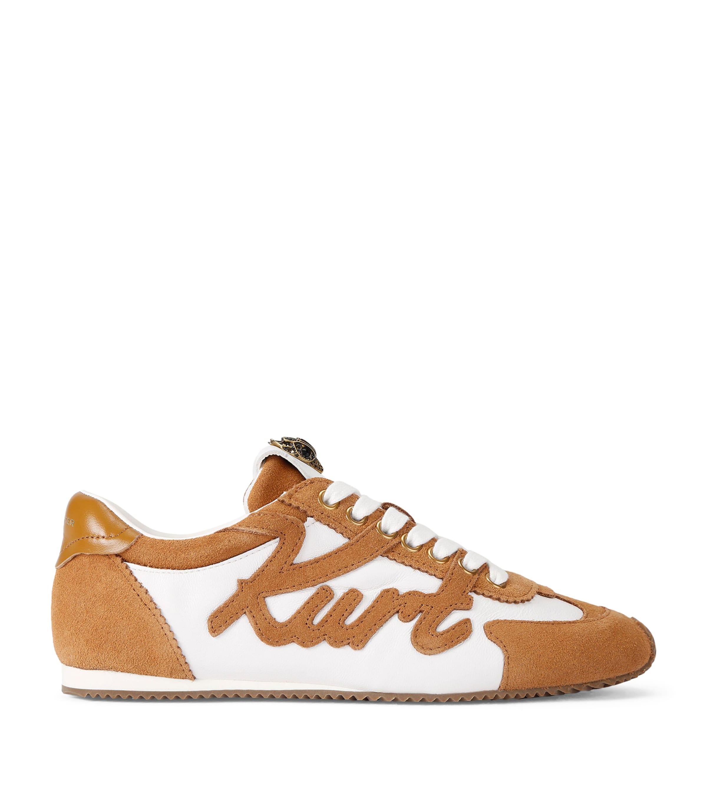 Kurt Geiger London Leather-Suede Islington Sneakers by KURT GEIGER