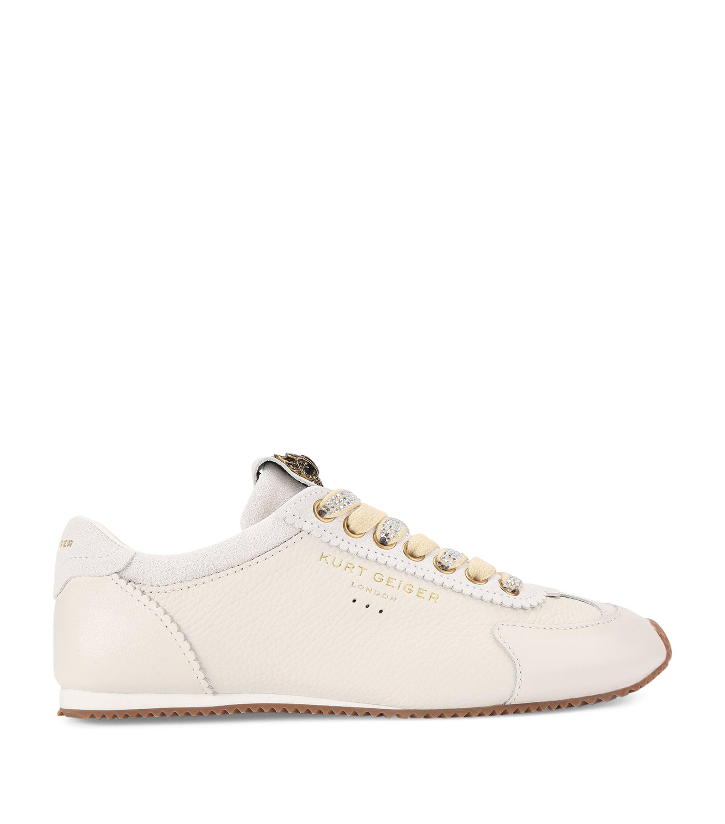 Kurt Geiger London Leather-Suede Islington Sneakers by KURT GEIGER