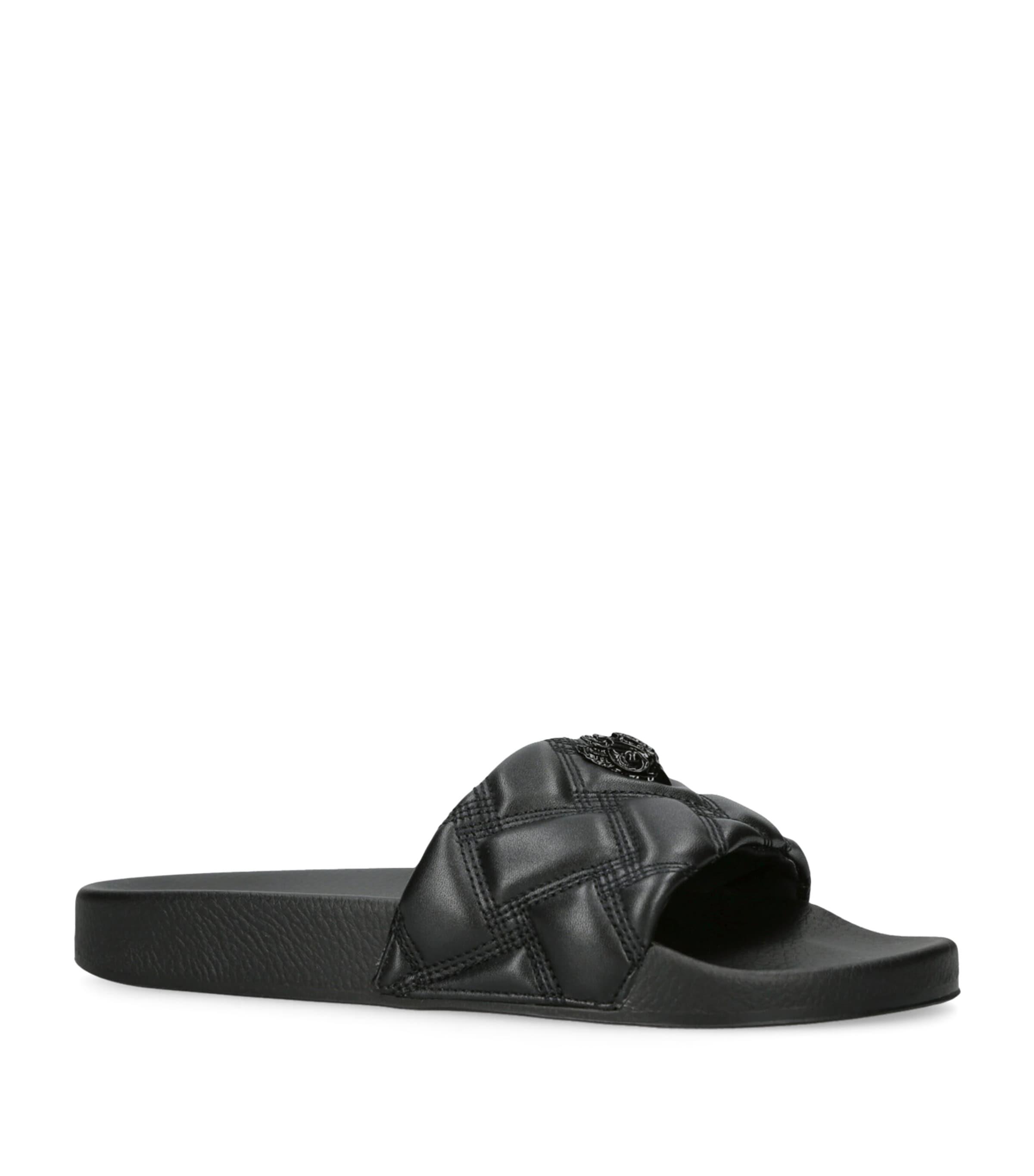 Kurt Geiger London Quilted Meena Slides by KURT GEIGER