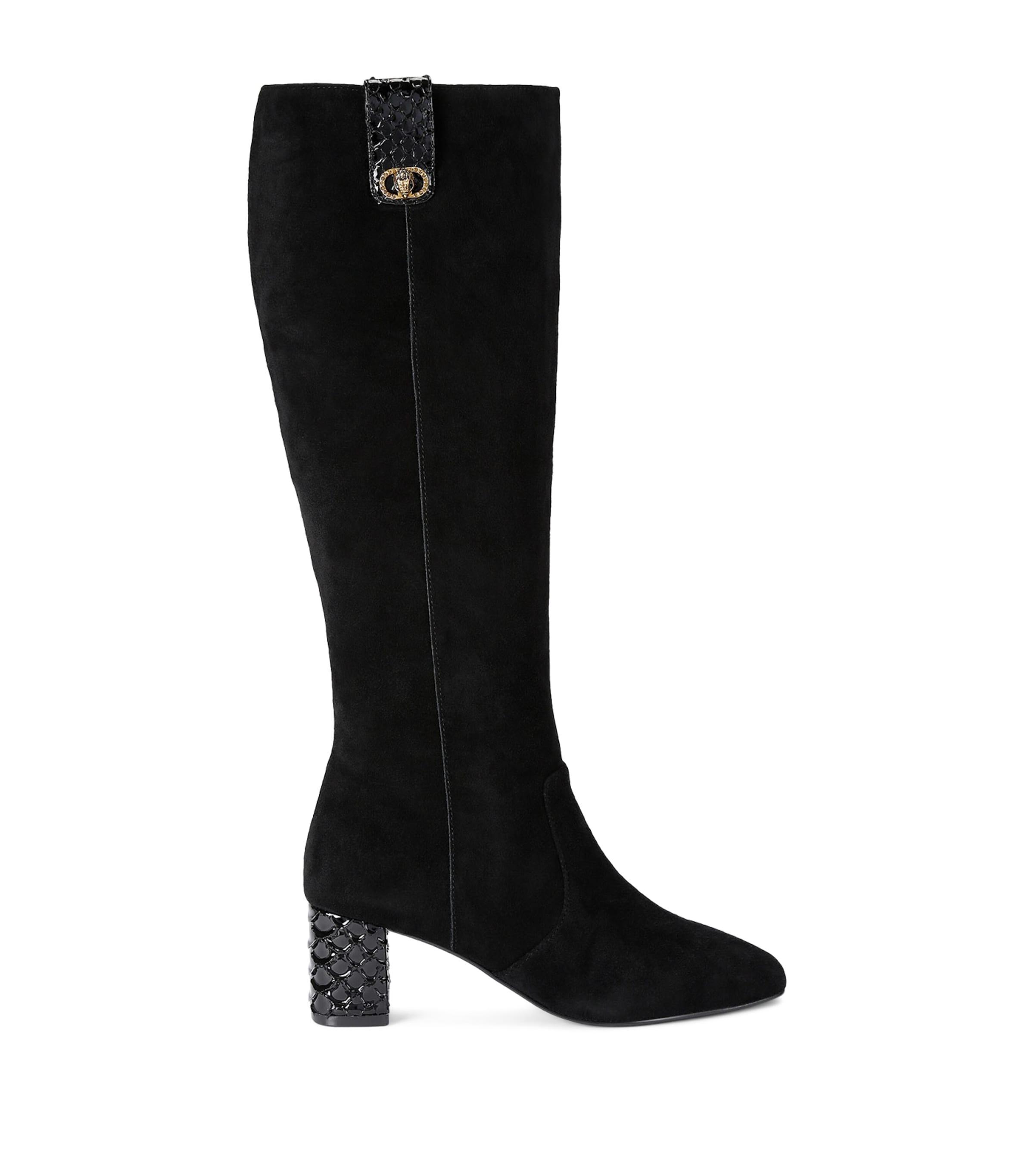 Kurt Geiger London Suede Chelsea Trim Knee-High Boots by KURT GEIGER