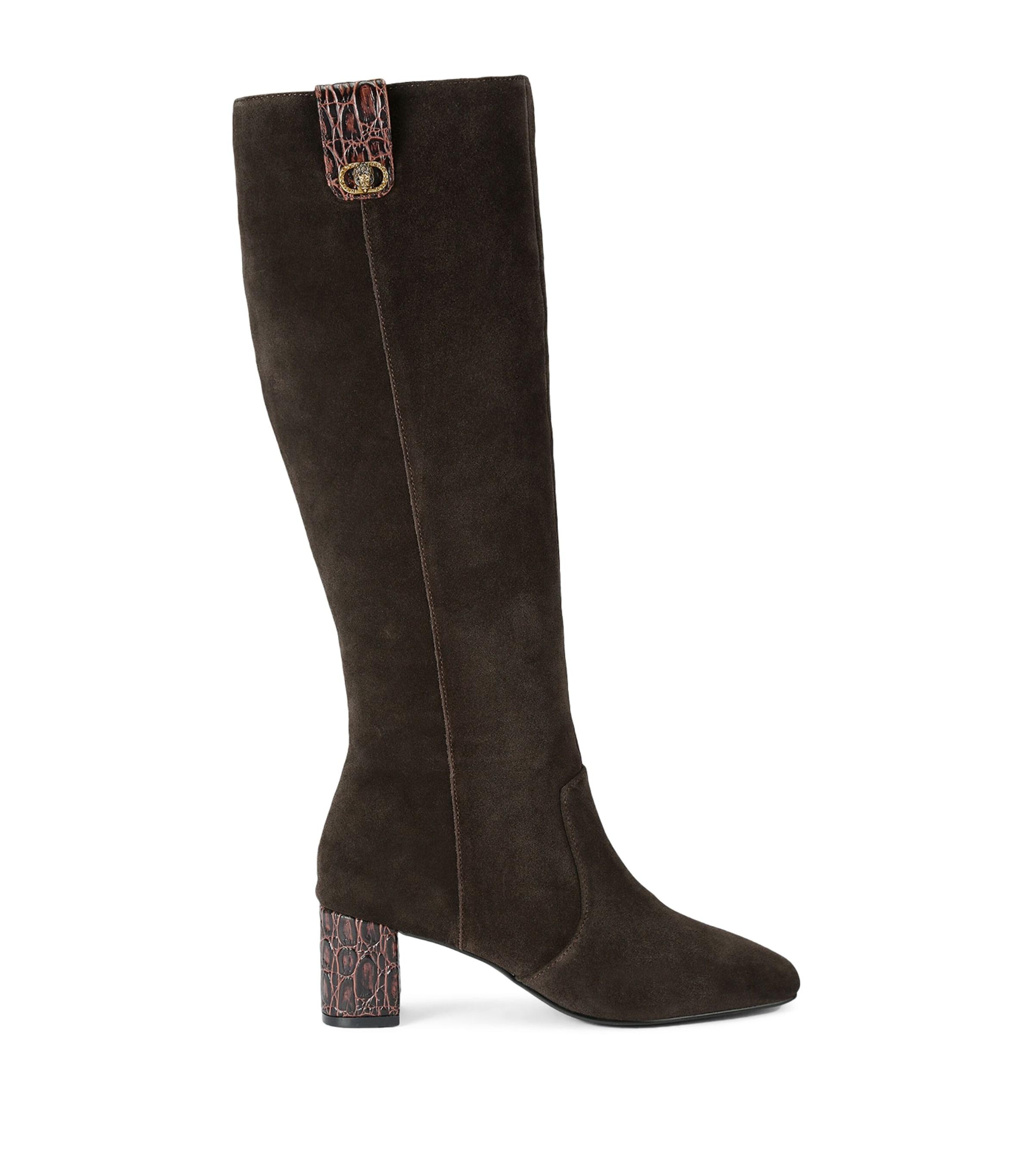 Kurt Geiger London Suede Chelsea Trim Knee-High Boots by KURT GEIGER