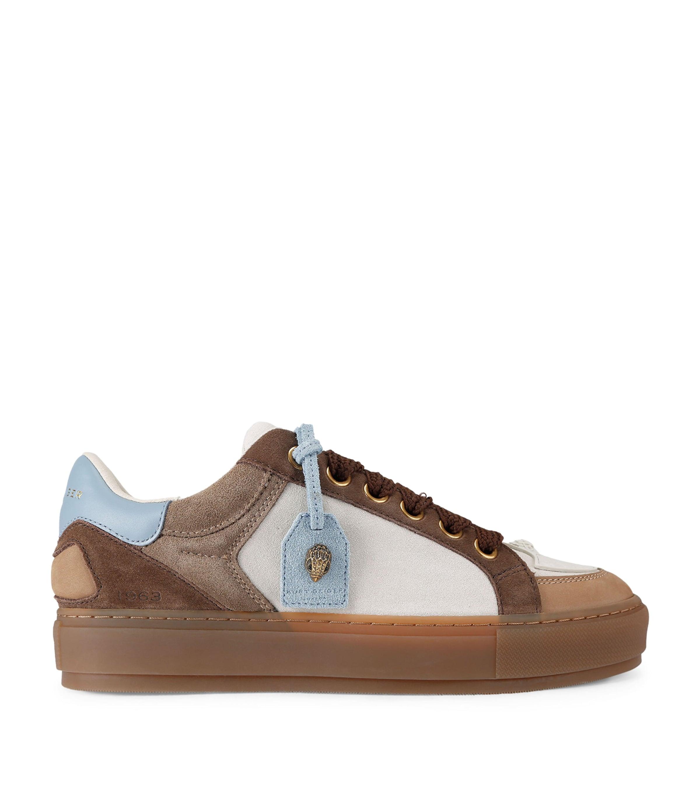 Kurt Geiger London Suede Southbank Tag Sneakers by KURT GEIGER