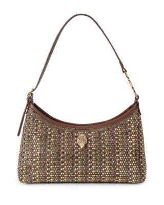 Kurt Mini Crystal Fabric Shoulder Bag by KURT GEIGER Kurt Mini Crystal Fabric Shoulder Bag by KURT GEIGER
