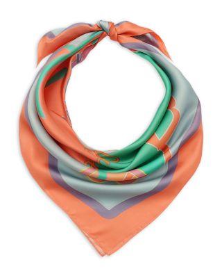 Kurt Script Silk Scarf by KURT GEIGER