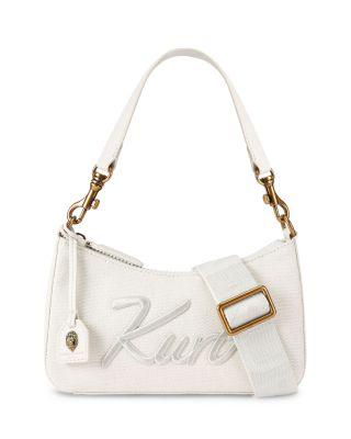 Kurt Small Cotton Canvas Hobo Crossbody Bag by KURT GEIGER