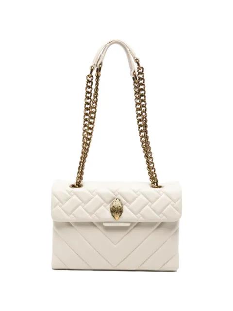 Leather Kensingtin quilted chain shoulder bag by KURT GEIGER