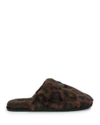 Men's Kensington Faux Fur Slippers by KURT GEIGER