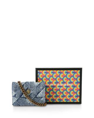 Micro Kensington Denim Crossbody Bag by KURT GEIGER