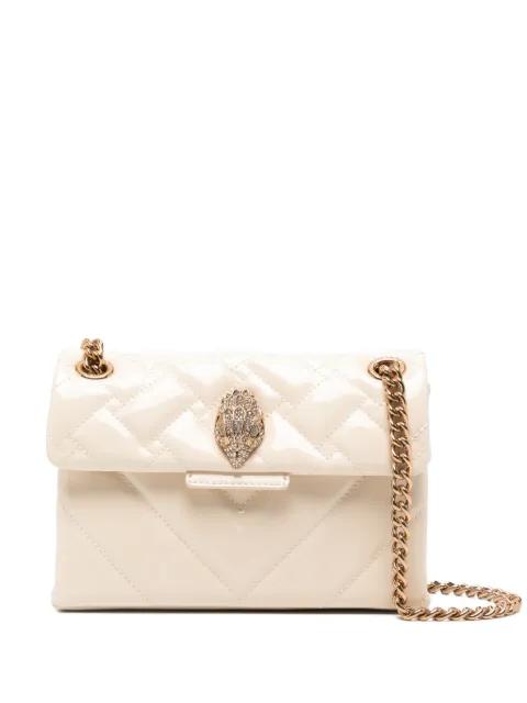 Mini Kensington patent leather shoulder bag by KURT GEIGER