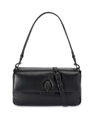 Oxford Drench Leather Shoulder Bag by KURT GEIGER