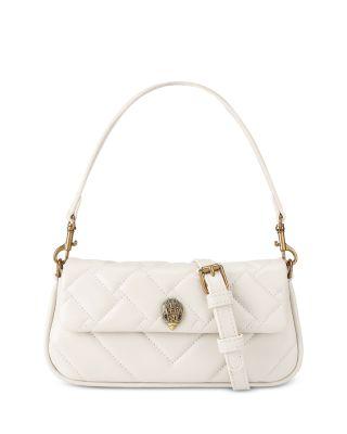 Pickle Quilted Leather Shoulder Bag by KURT GEIGER