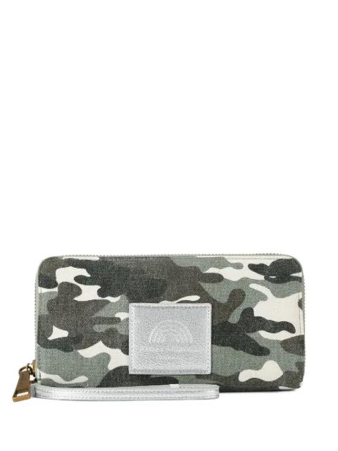 Southbank camouflage-print zip-around wallet by KURT GEIGER