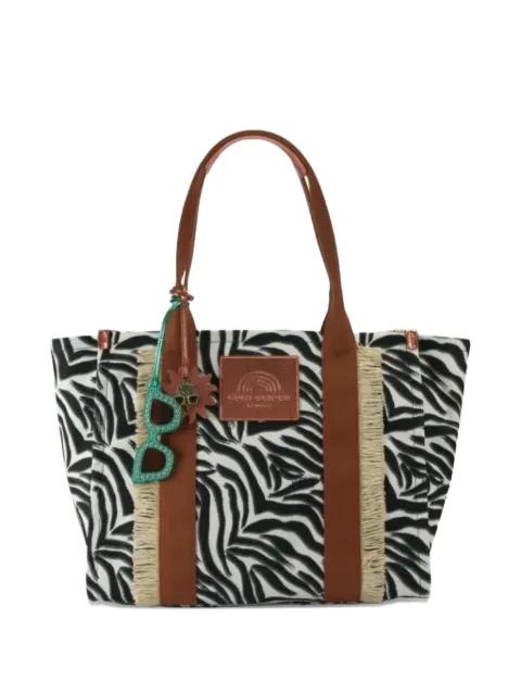 Southbank fringe-detail tote bag by KURT GEIGER