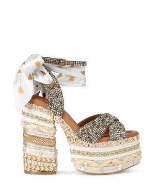 Women's Chelsea Scarf Platform Sandals by KURT GEIGER Women's Chelsea Scarf Platform Sandals by KURT GEIGER
