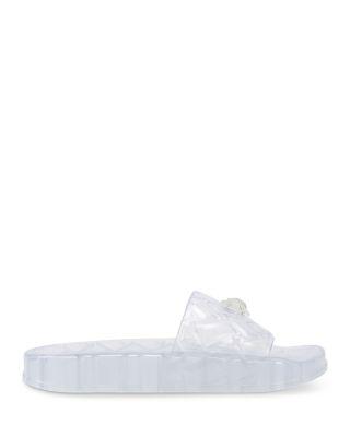 Women's Meena Eagle Jelly Slide Sandals by KURT GEIGER