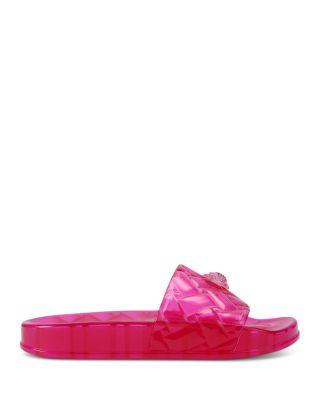 Women's Meena Eagle Jelly Slide Sandals by KURT GEIGER