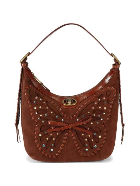 butterfly embellished hobo bag by KURT GEIGER
