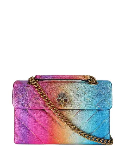 chevron embellished shoulder bag by KURT GEIGER
