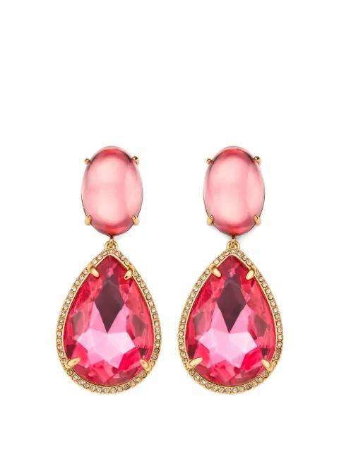 crystal-embellished drop earrings by KURT GEIGER