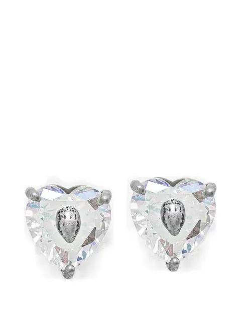 eagle-head heart-cut earrings by KURT GEIGER