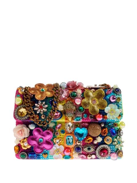 floral-embellished shoulder bag by KURT GEIGER