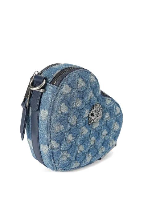 heart-quilted cross body bag by KURT GEIGER