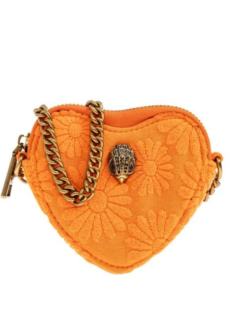 heart-shape floral cross body bag by KURT GEIGER