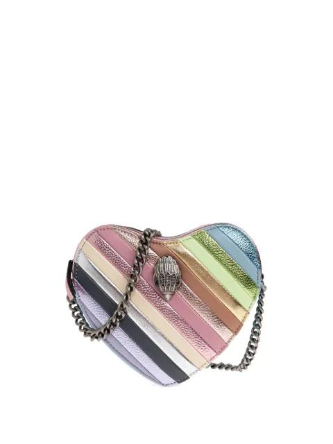 heart striped cross body bag by KURT GEIGER