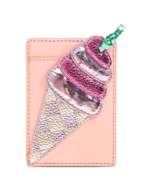 ice-cream appliqué card holder by KURT GEIGER